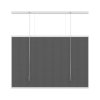 Store plissé standard libre tamisant anthracite plus
