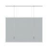 Store plissé standard libre tamisant gris clair plus