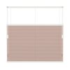 Store plissé standard libre tamisant rose premium