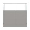 Store plissé standard libre tamisant gris chaud pointillé premium