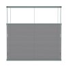 Store plissé standard libre tamisant anthracite foncé premium