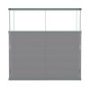 Store plissé standard libre tamisant anthracite foncé premium