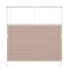 Store plissé tendus avec cordon tamisant rose premium