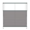 Store plissé tendus avec cordon tamisant anthracite premium